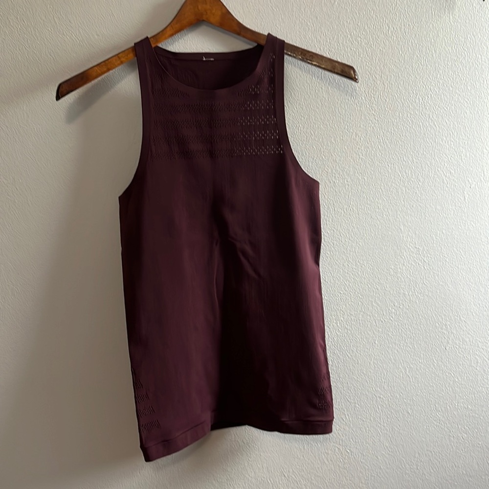 lululemon athletica Burgundy Tank Top